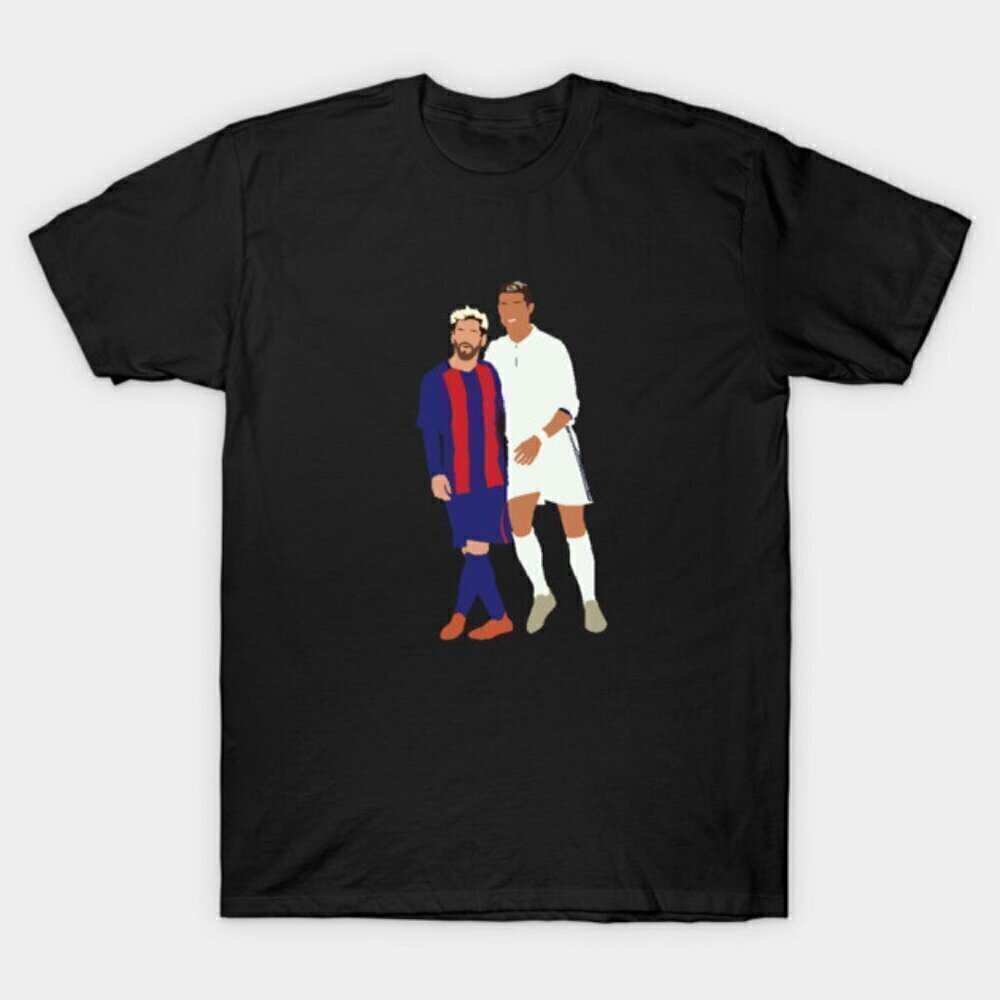 Messi Ronaldo Rivalry El Clasico Football Legends Unisex T-Shirt